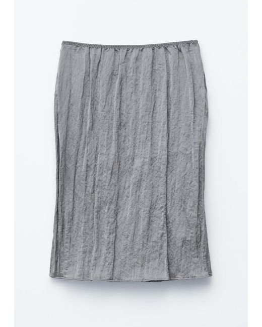 & Other Stories Red Knee-Length Crêpe Skirt