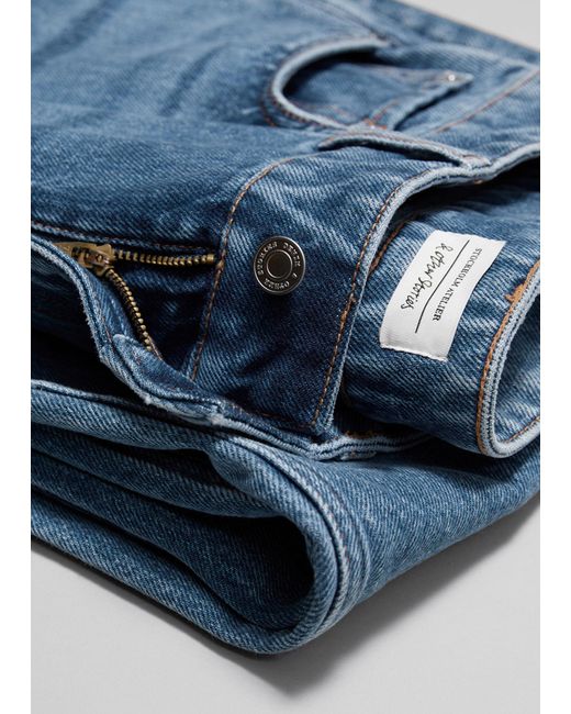 & Other Stories Blue Weite, Lange Jeans