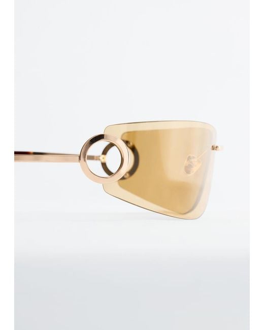 & Other Stories Black Wrap Sunglasses