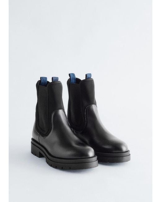 & Other Stories Black Leather Chelsea Boots