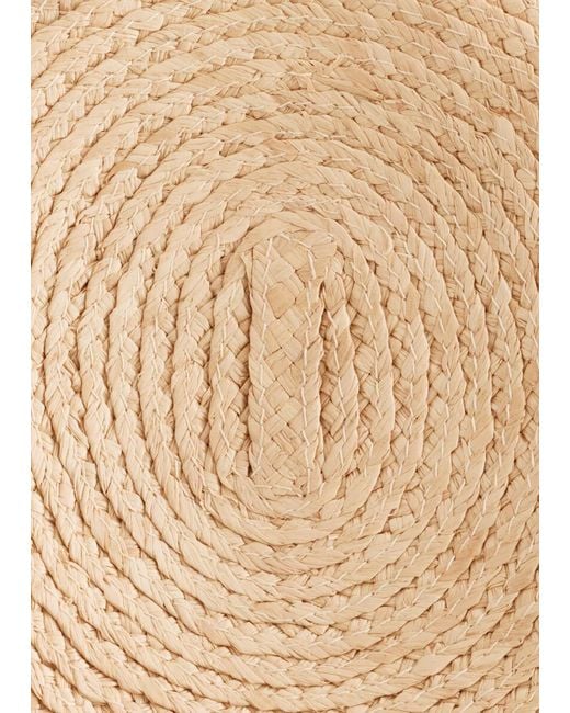 & Other Stories White Grosgrain-Trimmed Raffia Straw Hat