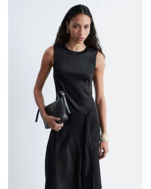 asymmetrical mini dresses Émeline asymmetrical mini dress, XL / Black