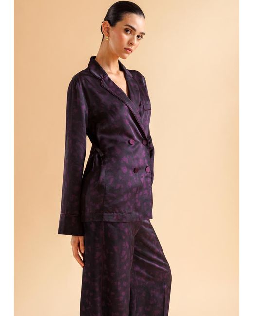 & Other Stories Natural Double-Breasted Shirt Blazer