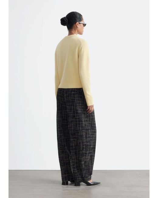 & Other Stories Natural V-Neck Jumper