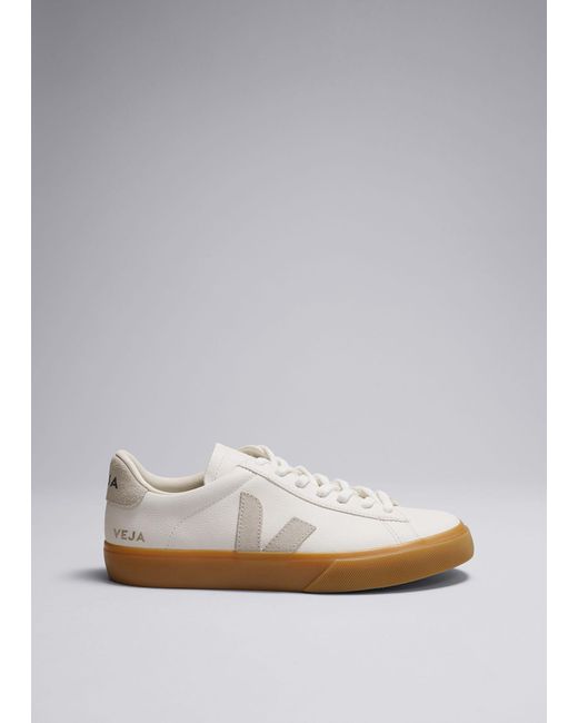 & Other Stories Gray Veja Campo Leather Sneakers