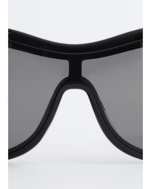 & Other Stories Brown Bold Oval Frame Sunglasses