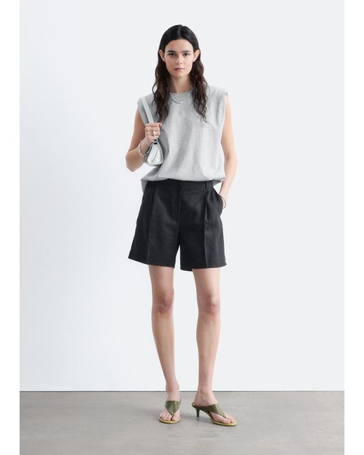 & Other Stories White Sleeveless Top