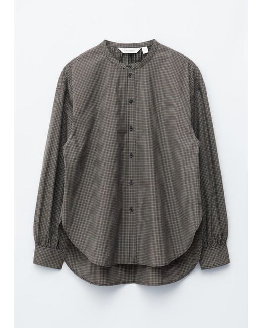 & Other Stories Black Oversized Cotton Shirt