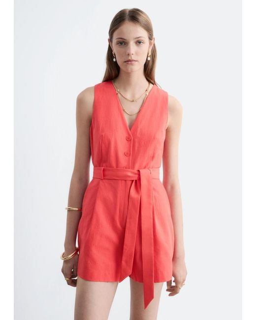& Other Stories Tailored Playsuit