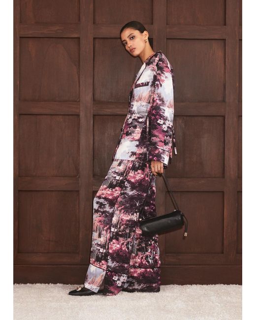 & Other Stories Red Drawstring Pyjama-Style Trousers