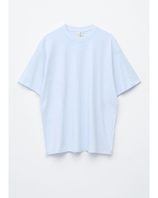 & Other Stories Blue Oversized Cotton T-Shirt