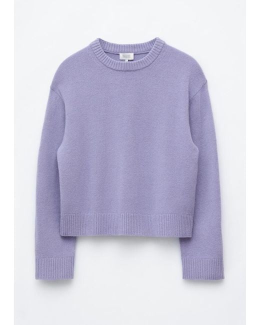 & Other Stories Blue Boxy Knit Jumper