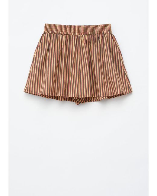 & Other Stories White Volume Shorts