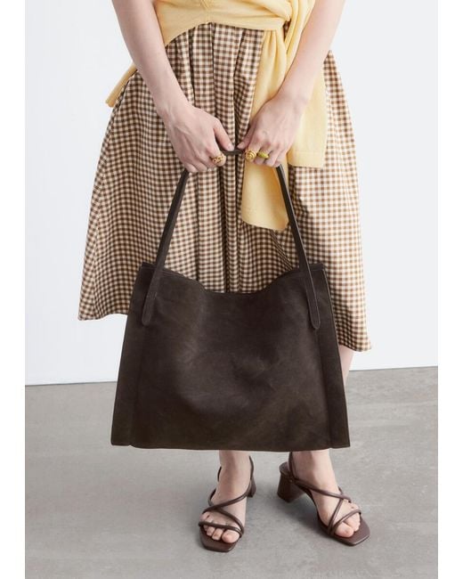 & Other Stories Natural Soft Drape Open Tote