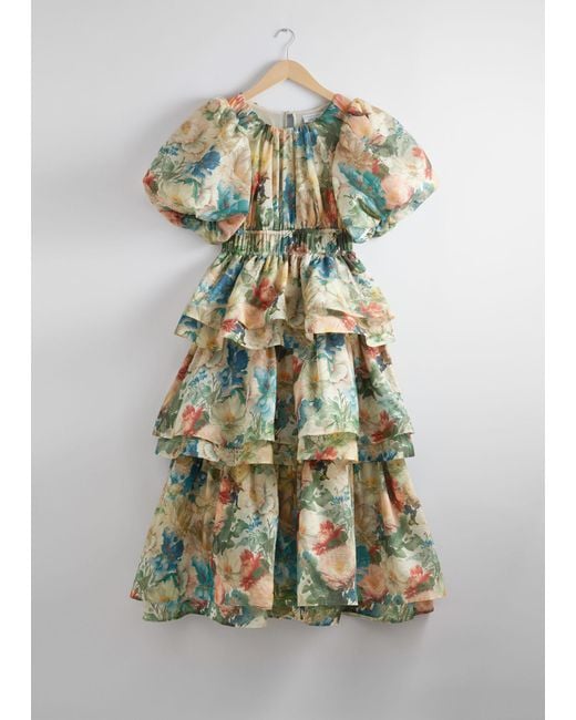 & other stories tiered maxi dress & OTHER STORIES Tiered Maxi Dress