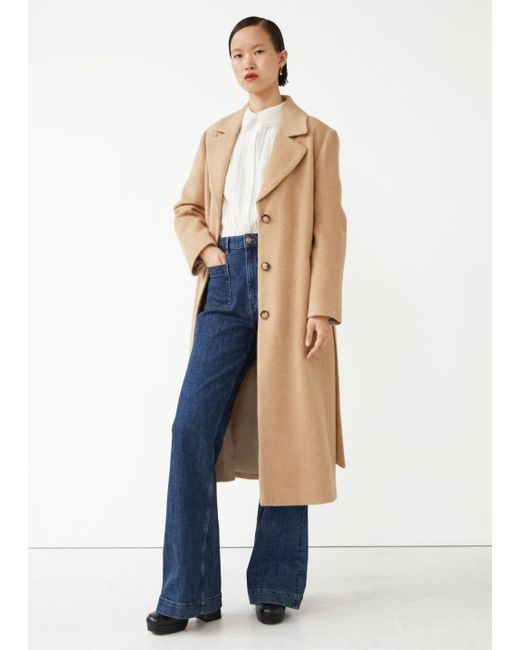 Other Stories Relaxed Alpaca Blend Coat 