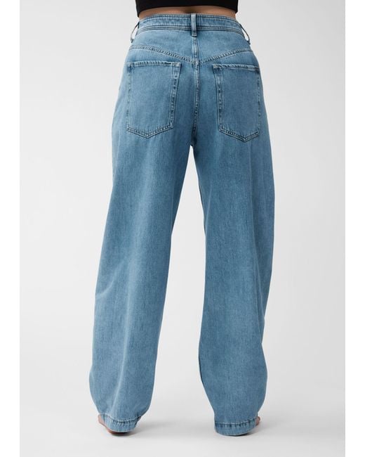 & Other Stories Blue High-waist Barrel-leg Jeans