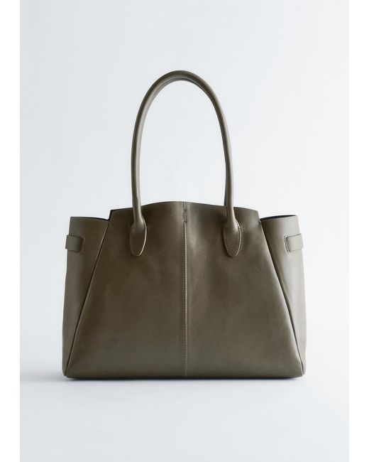 & Other Stories Gray Tote Bag