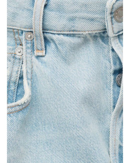 & Other Stories White Barrel-Leg Jeans