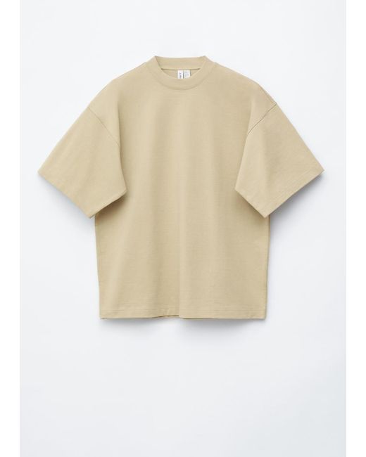 & Other Stories Natural Oversized Cotton T-Shirt