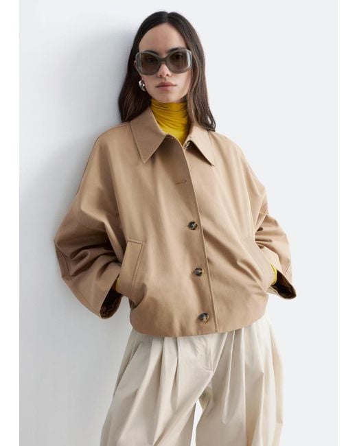 & Other Stories White Boxy Jacket