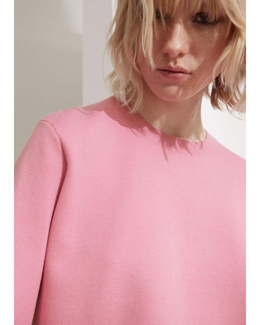 & Other Stories Pink Wide-sleeve Knit Sweater