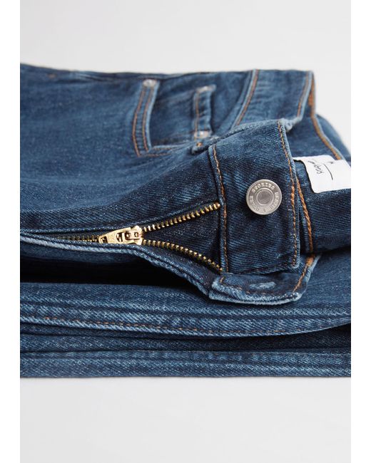 & Other Stories Treasure Cut Jeans in Blau | Lyst DE
