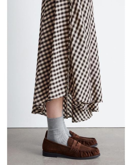 & Other Stories Brown Penny Loafers