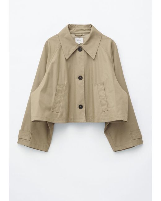 & Other Stories White Cropped Jacket