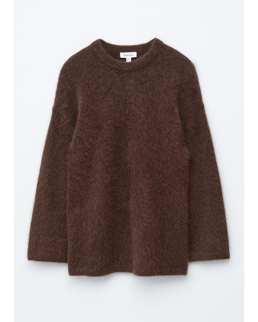 & Other Stories Brown Oversized Mohair-Blend Sweater