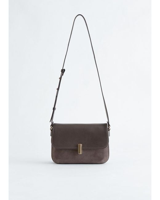 & Other Stories Brown Dual Crossbody Bag