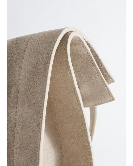 & Other Stories Natural Soft Drape Open Tote