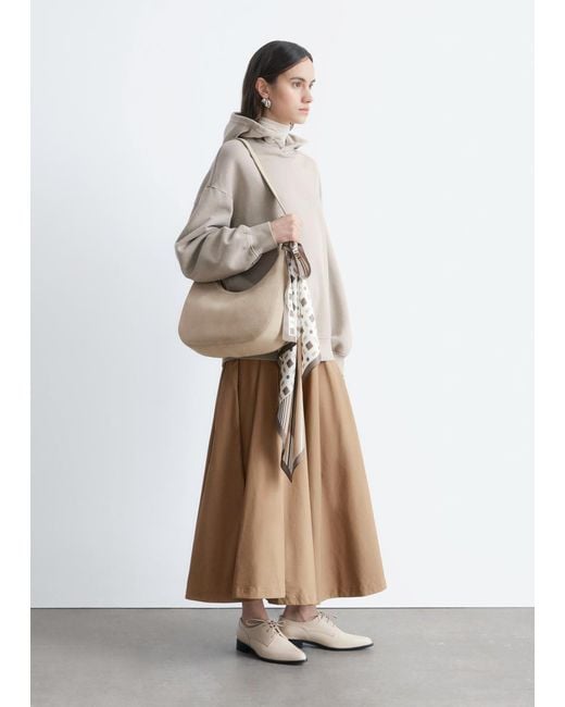 & Other Stories Natural Oversized Hoodie