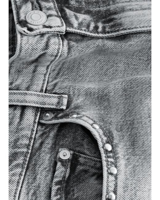 Jean Large À Clous & Other Stories en coloris White