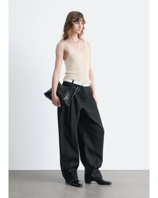 & Other Stories White Scoop-Neck Tank Top