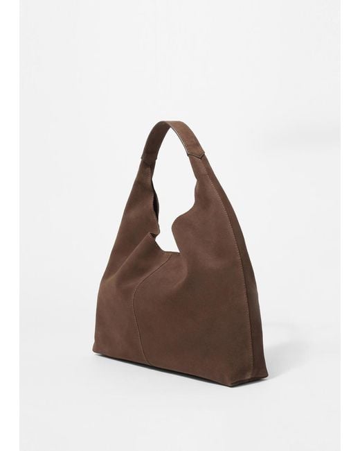 & Other Stories Brown Classic Tote Bag