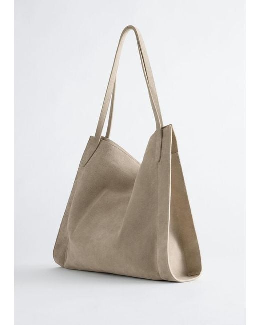 & Other Stories Natural Soft Drape Open Tote