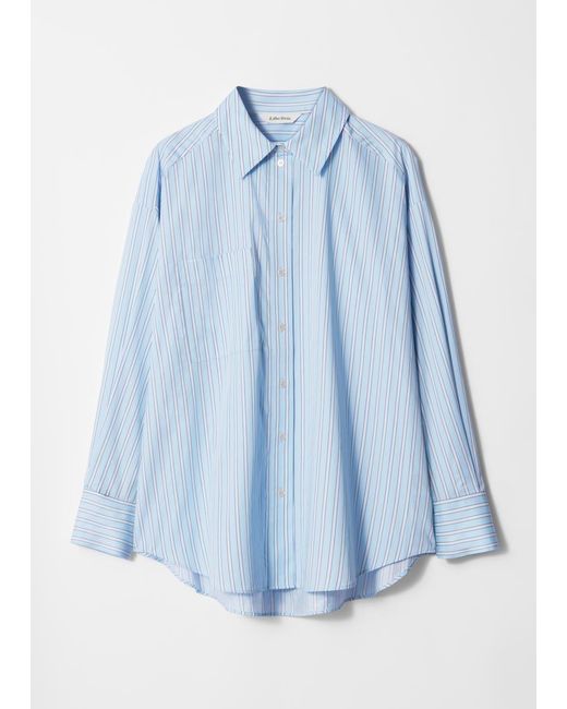 & Other Stories Blue Oversized-Hemd