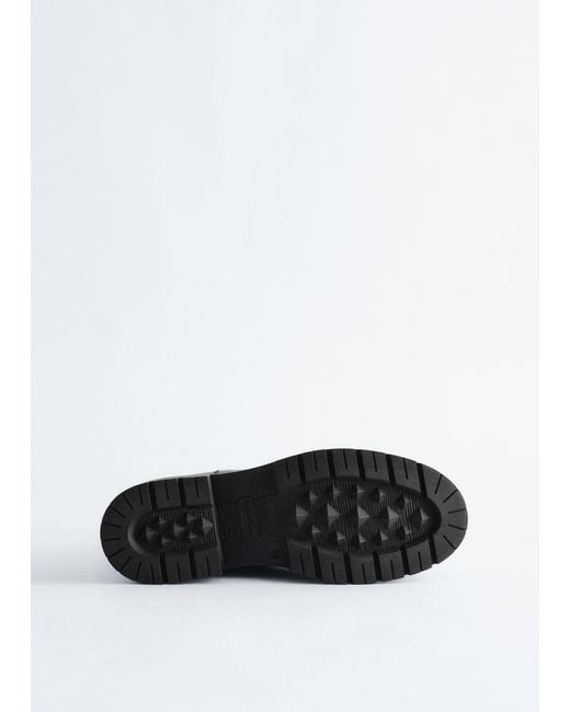 & Other Stories Black Leather Chelsea Boots