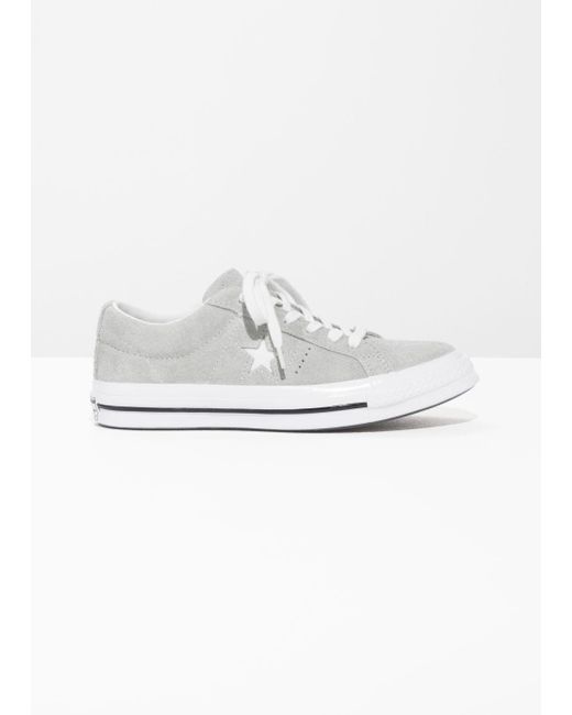 & Other Stories Gray Converse One Star- Ox