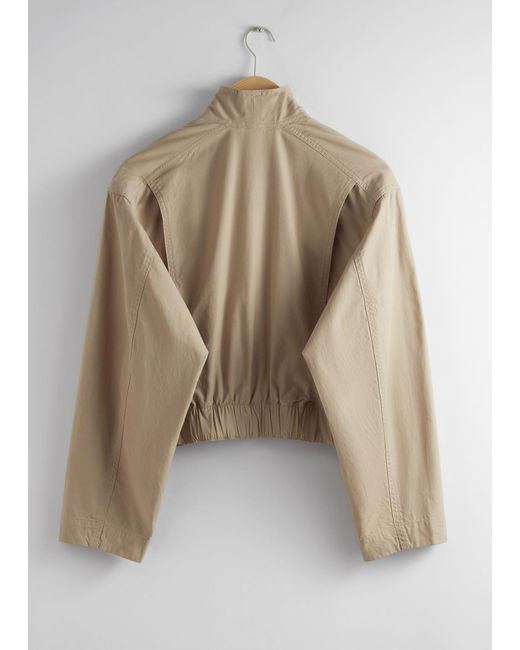 & Other Stories Natural Shawl-collar Jacket