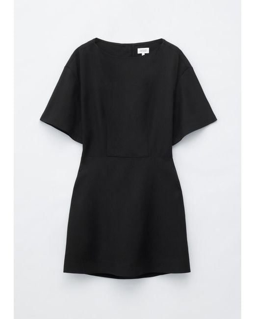 & Other Stories Black Open-Back Dress