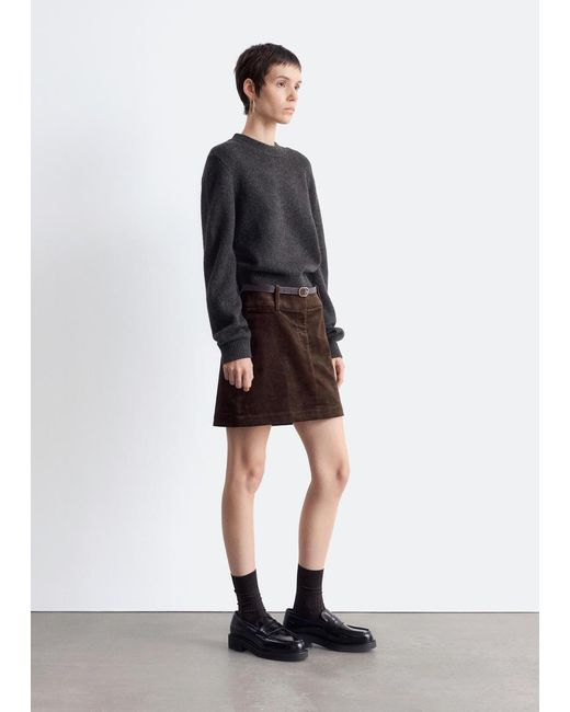 & Other Stories Black Cashmere-Blend Jumper