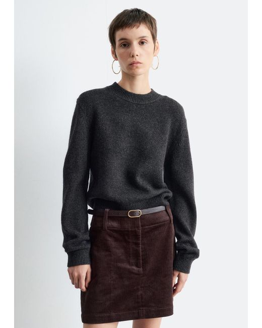 & Other Stories Black Cashmere-Blend Jumper