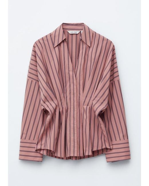 & Other Stories White Fitted-Waist Cotton Shirt