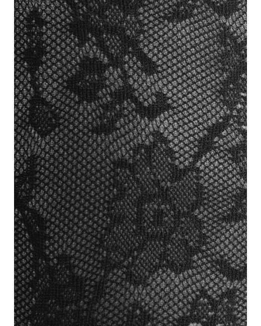 & Other Stories Black Sheer Lace Tights