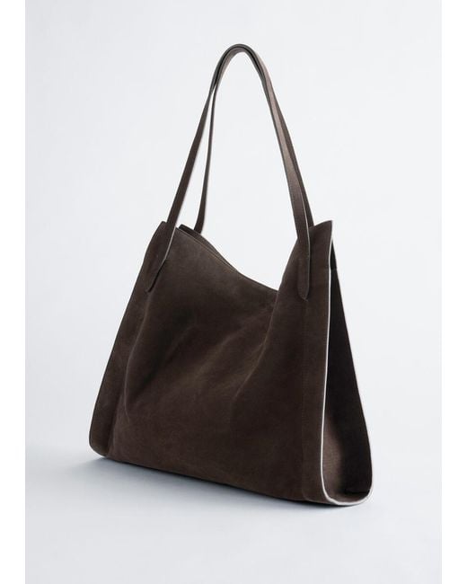 & Other Stories Natural Soft Drape Open Tote