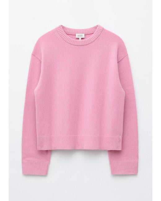 & Other Stories Pink Boxy Knit Jumper