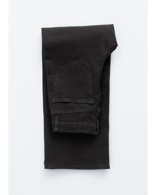 & Other Stories Black Cropped Wide-Leg Jeans