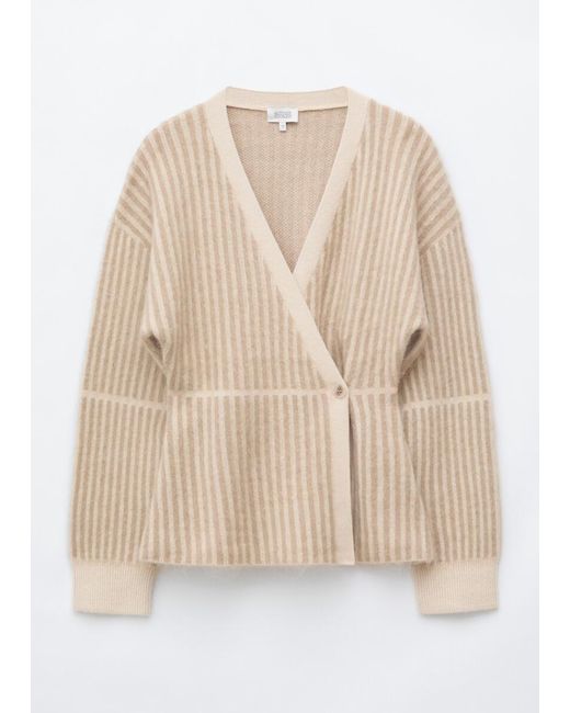 & Other Stories Natural Mohair-Blend Wrap Cardigan